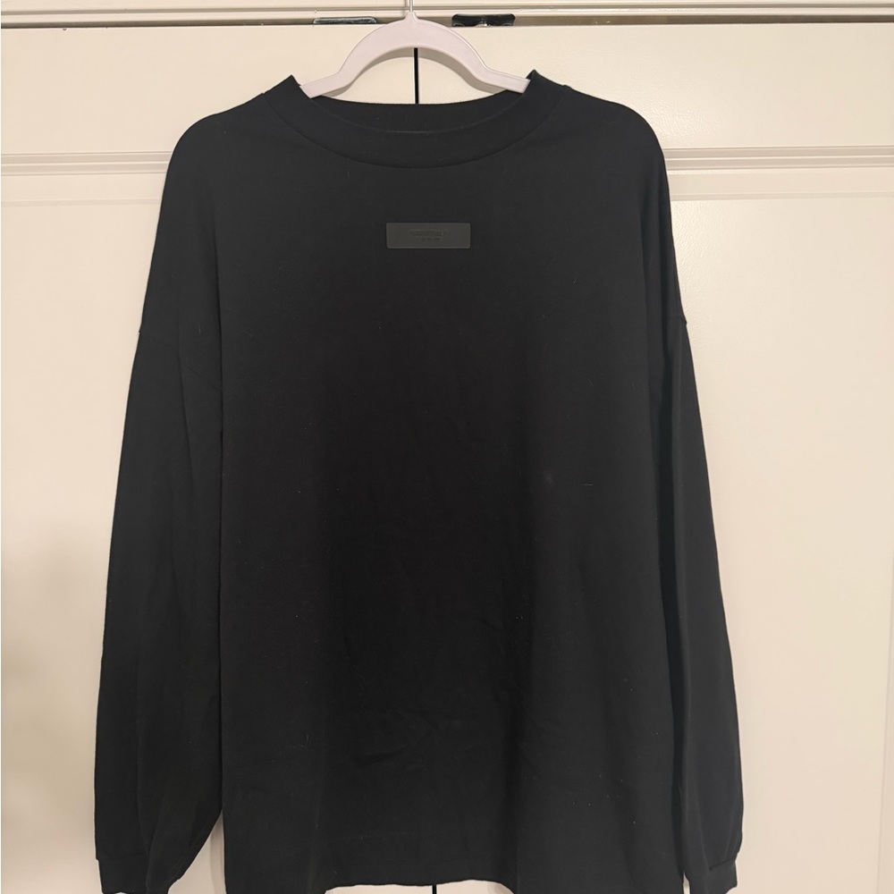 Essentials Men's Crewneck Sweater - Black